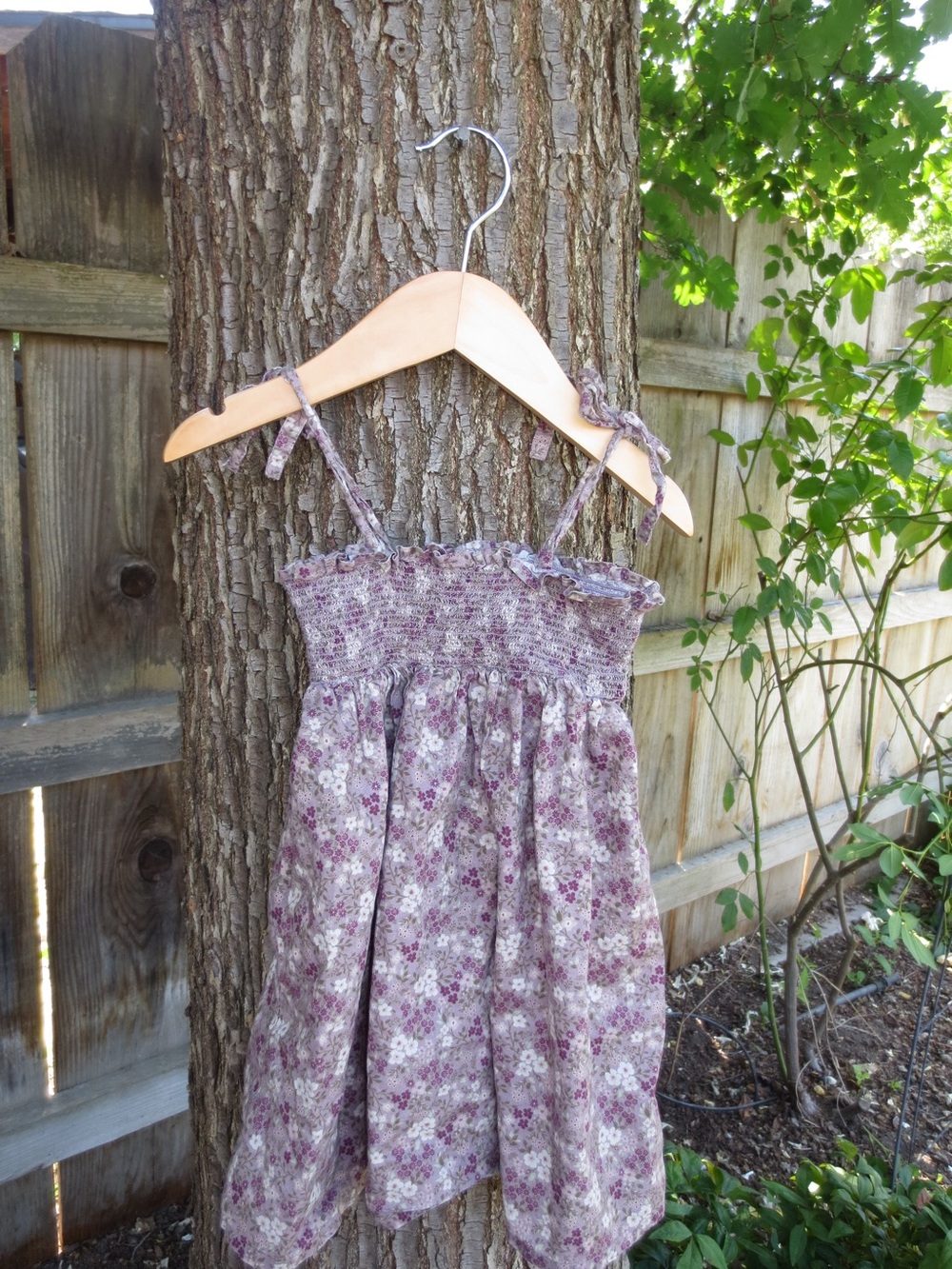 Jamie Kay Girls Floral Sundress in Lavender and Cream